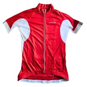 Endura Women's FS260-Pro II Cycling Jersey Jacket Red XL Moisture Wicking NWT